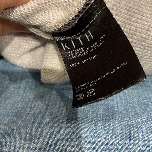Kith / grey sweatshirt crewneck dress grey 1 small - Picture 3 of 5
